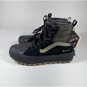 VANS Gore Tex MTE Sk8-Hi Insulated Hiking Shoes Boots Green Women's 9 *NEW* $150